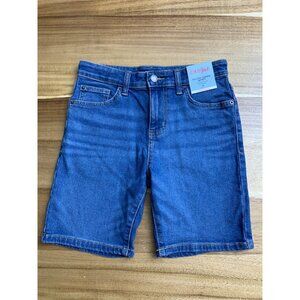 Cat & Jack Boys Relaxed Tapered Super Stretch Blue Denim Shorts Size 10